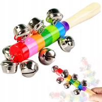 Деревянные колокольчики для детей янычары 10 колокольчиков маракасы погремушка