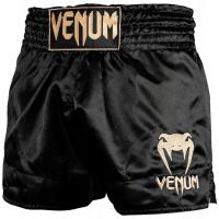 Spodenki Muay Thai Venum Classic czarne/złote