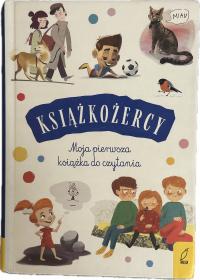 Książkożercy Moja pierwsza książka do czytania proste czytanki duże litery