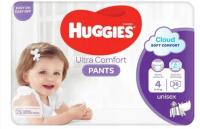 HUGGIES ULTRA COMFORT 4 PIELUCHOMAJTKI 36SZT IA81