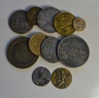 Medal żeton token - miks - ciekawsze emisje - zestaw 11 monet