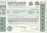 Indiana Bell Telephone Company, облигация на 20 000 долларов 1977 года.