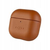 Etui FIXED PodsLeather dla Apple AirPods 4 brązowe