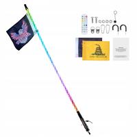 Światła Biczowe 1Szt Światła Biczowe LED 123CM Z 300 Ustawień Kolorów