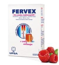 Fervex со вкусом малины, 12 пакетиков
