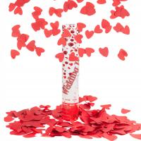 Конфетти трубка стрельба красные сердца для свадьбы лепестки сердца День святого Валентина