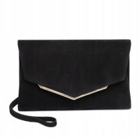 BRILU POLSKA ELEGANCKA WIZYTOWA KOPERTÓWKA COLETTE CZARNA