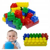 Польские строительные блоки большие для dzeci HEMAR K3 50 шт 4 цвета