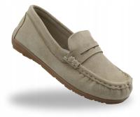 MOKASYNY CHŁOPIĘCE BUTY SKÓRZANE ZAMSZOWE PÓŁBUTY DZIECIĘCE ELEGANCKIE