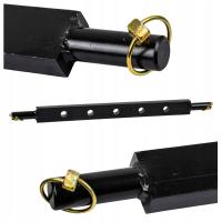 Belka polowa zaczepu T25 Władimirec poprzeczna z DWOMA ZAWLECZKAMI solidna