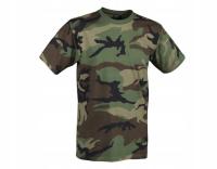 MILITARIA T-SHIRT HELIKON US WOODLAND