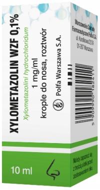 Ксилометазолин WZF 0,1% капли для носа 10мл