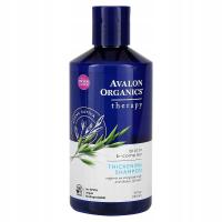 Avalon Organics, Szampon zwiększający objętość, B-kompleks z biotyną, 414 m