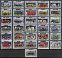 piłka nożna - Liberia 6437-68, brak 1 znaczaka z reprezantacją Iranu