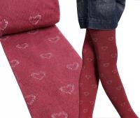 Yoclub детские колготки красный хлопок