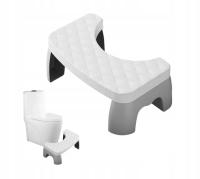 Podnóżek toaletowy stołek podest łazienkowy do toalety WC biały