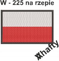 Польский флаг патриотическая нашивка на липучке