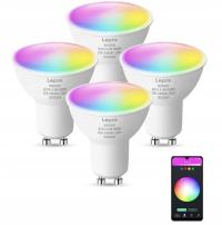 Żarówka Smart LED RGB ściemniana Smart Dom 2 sztuki Lepro GU10