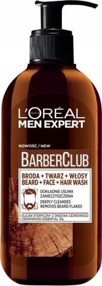 Loreal Men Expert Barber Club 200ml гель для мытья лица для бороды и волос