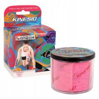 Kinesio Tex Performance + Taśma do kinesiotapingu różowa Rolka 5cm x 5m