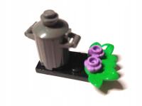 159a8. Lego kosz na śmieci roślina akcesoria 2439 skrzynia komunalna