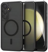 Чехол MAGSAFE из закаленного стекла 9H для SAMSUNG GALAXY S25 5G / премиум качество