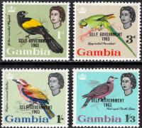 kol.bryt.Gambia QEII kpl.do 1,3 Sh.czyste **