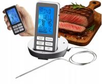 TERMOMETR BEZPRZEWODOWY DO GRILA KUCHENNY DOMOWY DO MIĘSA SONDA BATERIE