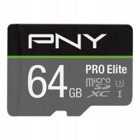 Karta pamięci PNY microSDXC PRO Elite 64GB 100MB/s
