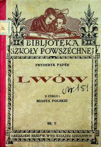 Bibljoteka szkoły powszechnej Lwów nr 11 1933 r.