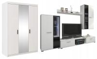 Комплект мебели шкаф для мебели SONIA White 3KOL