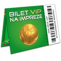 Zaproszenia dla Dzieci Piłka Piłkarskie Urodzinowe plus Koperta