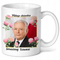 KUBEK KACZYŃSKI JAROSŁAW PREZESA PIS MIŁEGO DZIONKA SMACZNEJ KAWUSI PREZENT