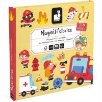 Магнитная головоломка пожарные Magneti ' stories для детей, 3 года , Janod