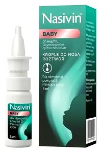 NASIVIN Baby детские носовые капли 3М 5 мл