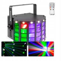 Эффект Derby LED RGBW Стробоскоп DMX IEC пульт