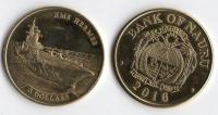 NAURU 2016 5 DOLLARS HMS HERMES