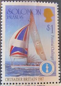 W-py Salomona kolonia brytyjska stary znaczek (6/21