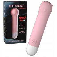 Argus - Wibrator - Elf family 3 - do stymulacji łechtaczki, różowy, silikon