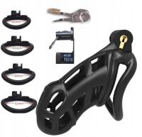 Klatka na penisa, pas cnoty z zamkiem na klucz, BDSM Chastity Cage.L