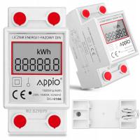 Licznik energii elektrycznej miernik zużycia prądu na szynę DIN podlicznik