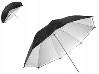 Зонт 2в1 83 см белый серебристый черный рассеивающий отражающий