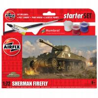 Комплект: танк Sherman Firefly краска клей Airfix