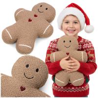 Poduszka dekoracyjna świąteczna Piernik przytulanka ludzik piernikowy 45x35