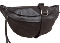 Nerka włoska czekoladowa torebka VERA PELLE SKÓRA NATURALNA