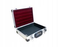 ЧЕМОДАН АЛЮМИНИЕВЫЙ СУНДУЧОК ДЛЯ МОНЕТ НА 5 ПОДДОНОВ