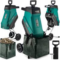 ЭЛЕКТРИЧЕСКИЙ ИЗМЕЛЬЧИТЕЛЬ ВЕТВЕЙ ГЛАДКОСТВОЛЬНЫЙ МОЩНЫЙ 3500 ВТ ДВА МЕШКА