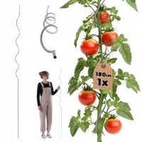 TYCZKA SPIRALNA DO POMIDORÓW ROŚLIN FASOLI OGÓRKÓW PNĄCZY PODPORA 180 cm