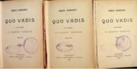 Quo Vadis том 1-3 1896 г.