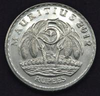 Mauritius - 5 rupees 2012